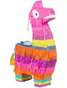 Mini piñata lama multicolore 23 x 13 cm