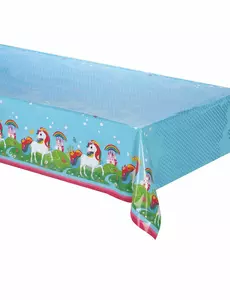 Nappe en plastique Licorne 120 x 180 cm