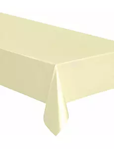 Rechthoekig plastic tafelkleed 137 x 274 cm
