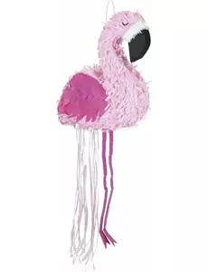 Lichtroze en donkerroze flamingo pinata