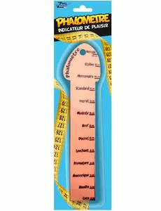 Humoristische regel penis falometer