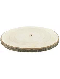 Natuurlijk houtblok 28 tot 33 cm
