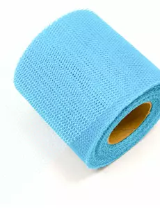 20 meter rol turquoiseblauwe tule