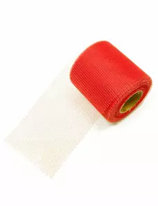 Rouleau de tulle rouge de 20 mètres