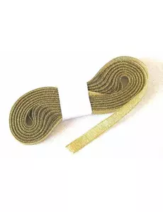 Ruban aspect métallisé doré 6 mm x 10 m