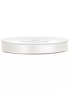 Ruban satin crème 0.6 cm x 25 m