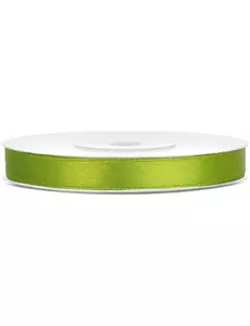 Ruban de satin vert pomme 25 m