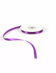 Ruban satin violet 0.6 cm x 25 m