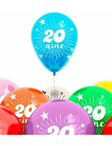 8 ballonnen 20 jaar