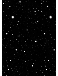 Décoration murale nuit étoilée 1.2 x 12.2 m