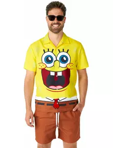 SpongeBob Volwassen Suitmeister™ Zomerkostuum, Maat: Large (EU 52–54)
