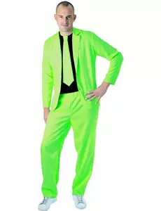 Costume fashion vert fluo adulte