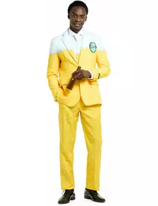 Costume Mr Bière jaune Suitmeisters™ adulte, Taille: Medium (EU 48–50)