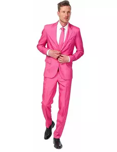Costume Mr. Solid rose homme Suitmeister™, Taille: Small (EU 44–46)