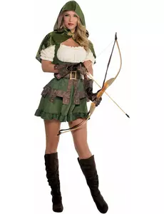 Déguisement archer sexy femme, Taille: Small