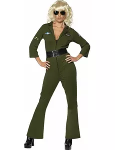 Hottie Top Gun™ pilotenkostuum voor dames