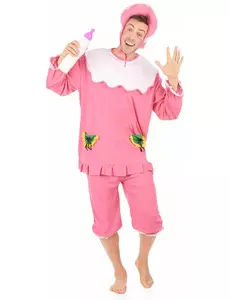 Roze babykostuum voor heren