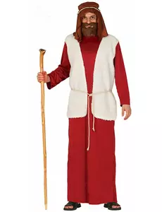 Déguisement berger rouge adulte, Taille: Medium (48–50)