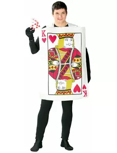 Déguisement carte roi de coeur homme