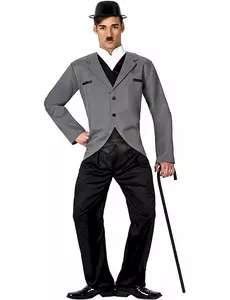 Déguisement charlot danseur des rues homme, Taille: Medium/Large