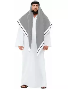 Déguisement cheikh blanc luxe adulte, Taille: X-Large