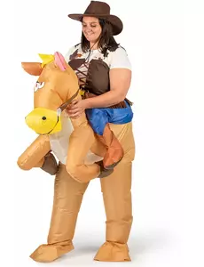 Déguisement cheval gonflable adulte