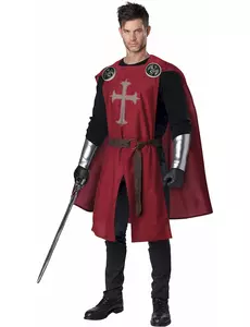 Luxe ridder vermomming voor mannen, Maat: Large/X-Large