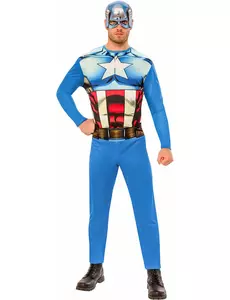 Déguisement classique Captain America™ adulte, Taille: Large