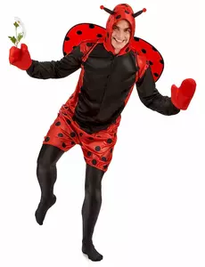 Déguisement coccinelle adulte, Taille: Medium/Large