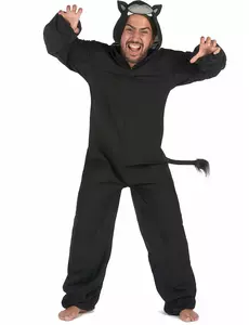 Déguisement combinaison panthère noire homme