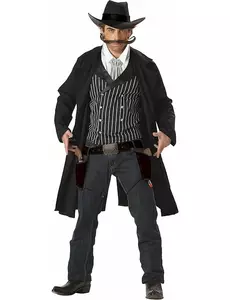 Cowboy Santa Maria kostuum voor heren, Maat: Medium