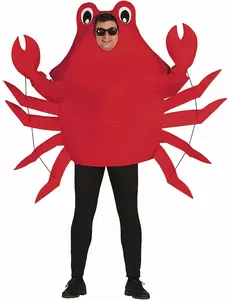 costume de crabe rouge pour adulte