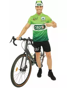 Groen CBD fietspak voor heren, Maat: Large/X-Large