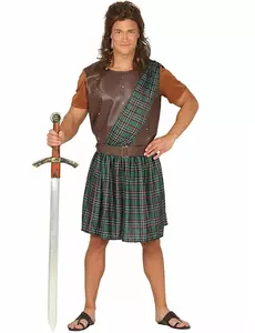 Groene Schotse outfit voor mannen, Maat: Medium (48–50)