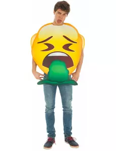 Overgevende Emoji™ kostuum voor volwassenen