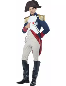 Luxe Napoleon uniform kostuum voor heren, Maat: Medium