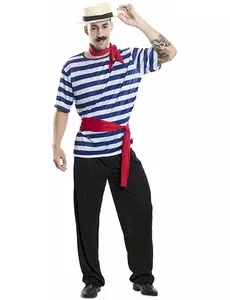Déguisement gondolier adulte, Taille: Medium/Large (52)