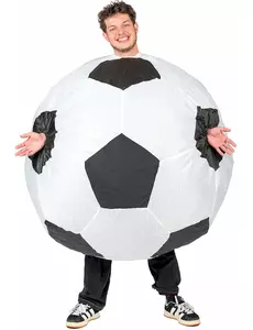 Déguisement gonflable ballon de foot adulte