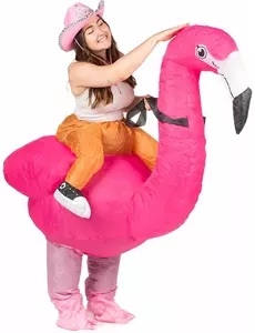 Déguisement gonflable flamingo adulte