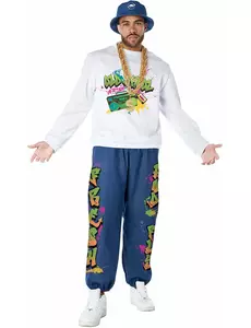 Déguisement hip hop années 90 homme, Taille: Large
