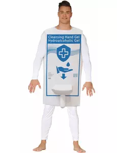 Déguisement humoristique de gel hydroalcoolique adulte