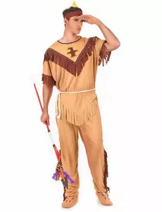 Déguisement indien bicolore homme