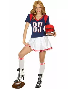 Déguisement joueur football américain femme, Taille: X-Small/Small