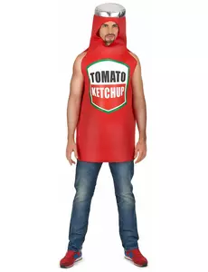 Déguisement ketchup Adulte