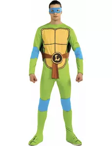Leonardo kostuum Ninja Turtles™ voor volwassenen, Maat: Medium/Large
