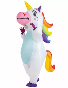 Déguisement licorne gonflable géante adulte