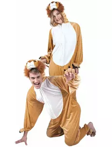 Déguisement lion combinaison adulte