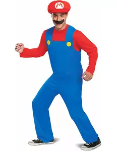 Klassiek Mario™-kostuum voor volwassenen, Maat: X-Large