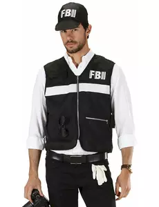Kostuum van een FBI-agent voor volwassenen, Maat: Medium