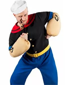 Déguisement Popeye™ adulte, Taille: Small